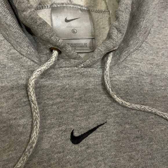 Rare Y2K Nike Middle Swoosh Hoodie SIZE:L - Picture 3 of 3